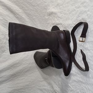 Eddie Bauer belted riding boots